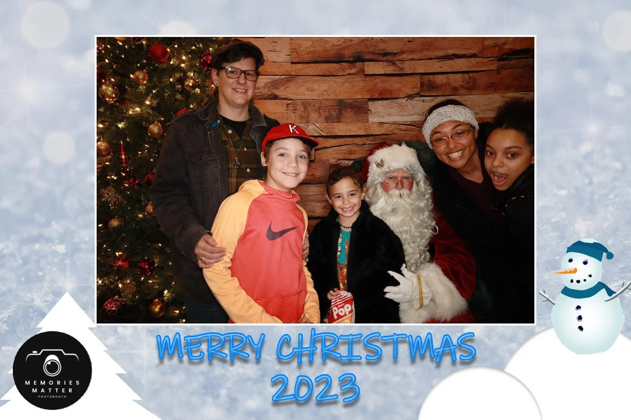 Friends at the photo booth